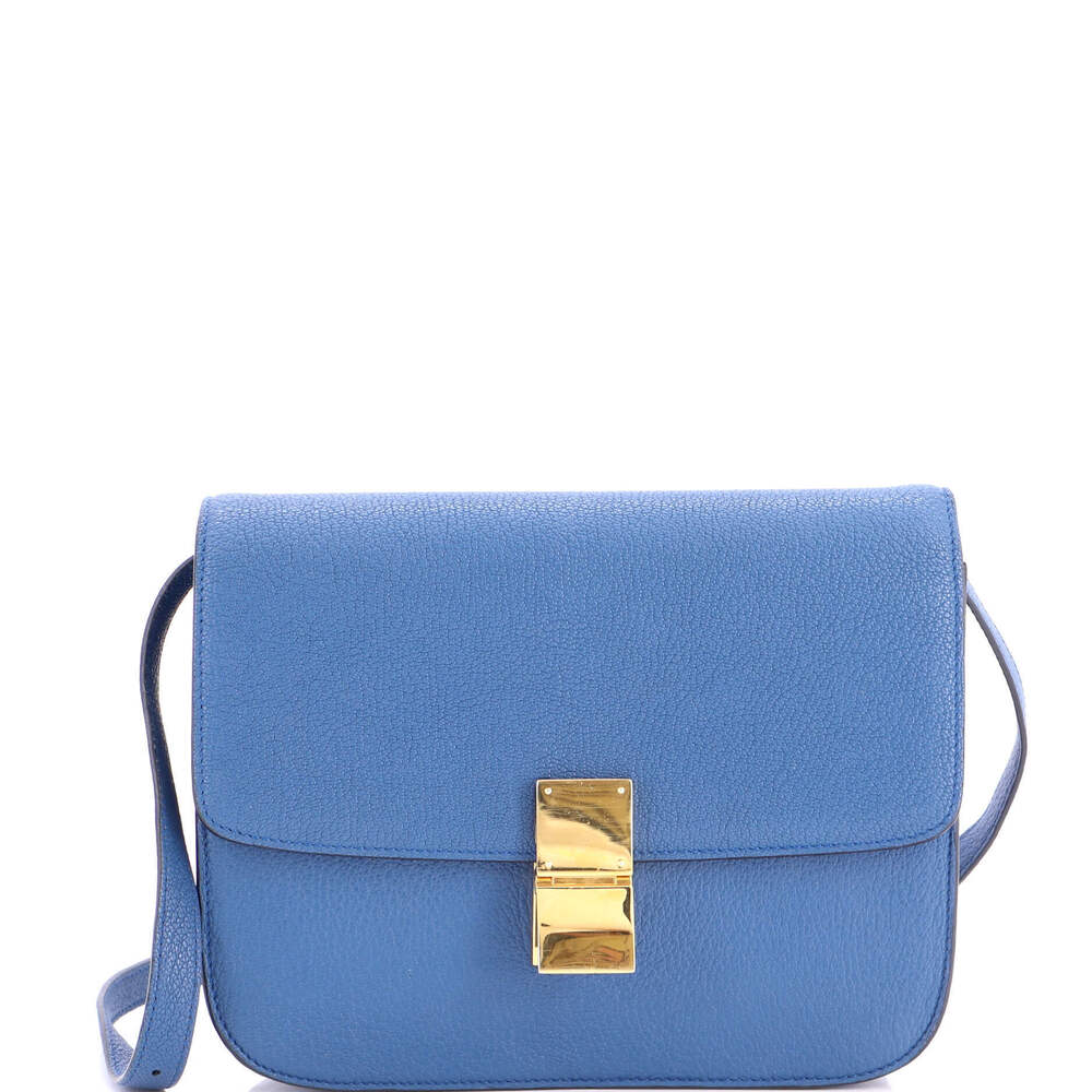 Celine Medium Classic Box Bag Grainy Leather